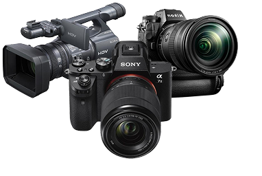 Multiple Professional Cameras
